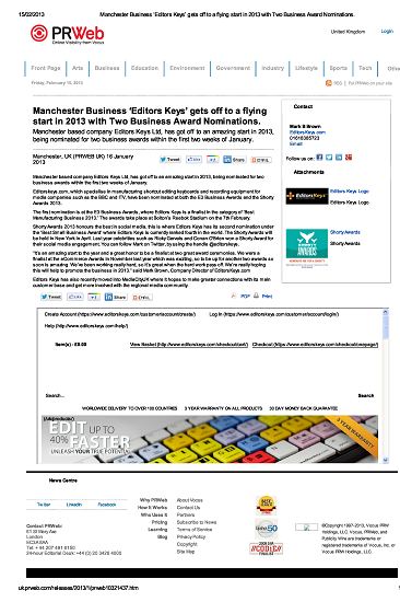 Y2013 Press Releases