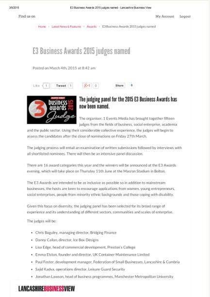 Y2015 Press Coverage