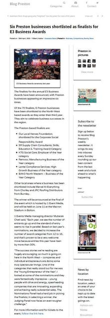 Y2015 Press Coverage