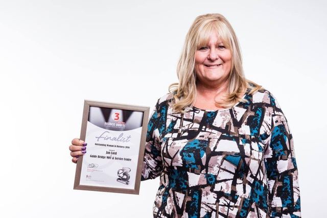 Outstanding Woman in Business Award Finalist: Jan Lord of Guide Bridge MOT & Service Centre