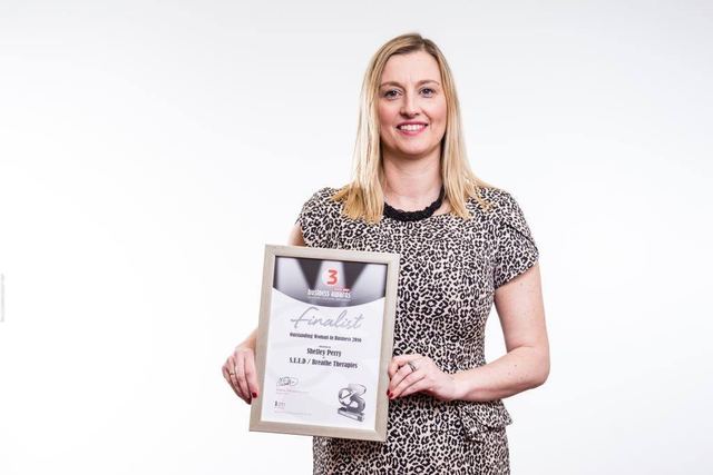 Outstanding Woman in Business Award Finalist: Shelley Perry of SEED Lancashire / Breathe Therapies