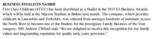 Y2015 Press Coverage