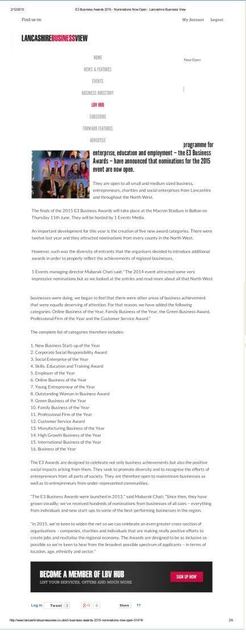 Y2015 Press Coverage