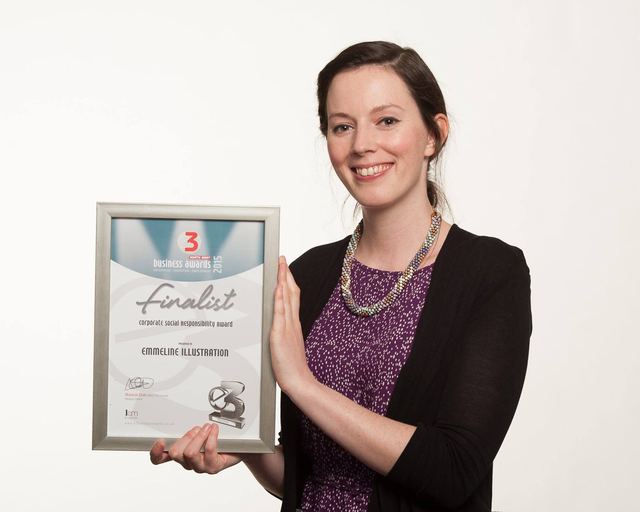Corporate Social Responsibility Award Finalist: Emmeline Illustration