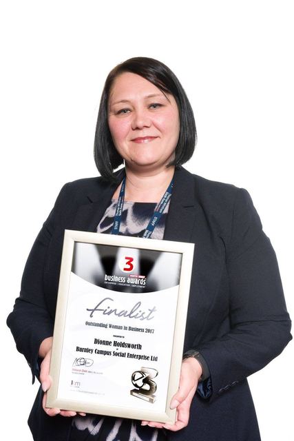 Outstanding Woman in Business: Dionne Holdsworth, Burnley Campus Social Enterprise