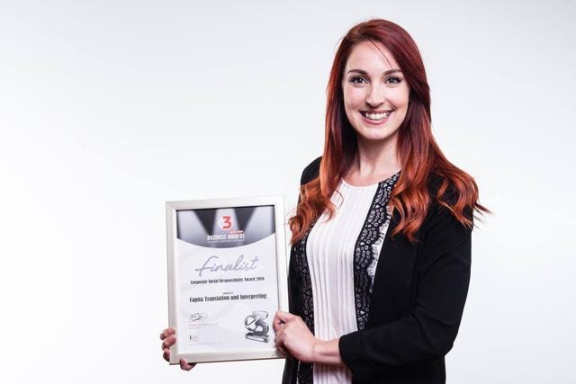 Corporate Social Responsibility Award Finalist: Capita Translation and Interpreting