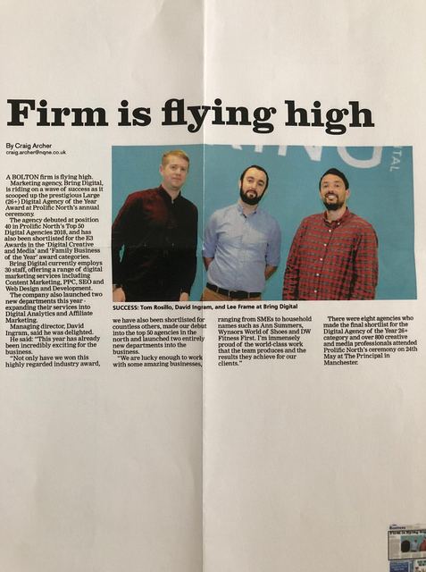 Y2018 Press Coverage