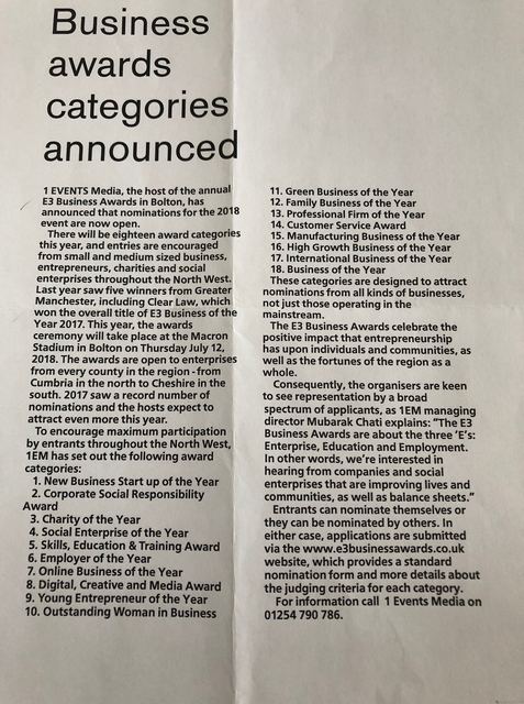 Y2018 Press Coverage