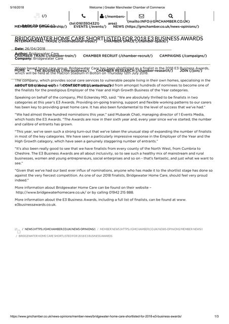 Y2018 Press Coverage