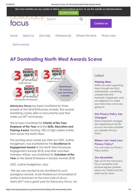 Y2018 Press Coverage
